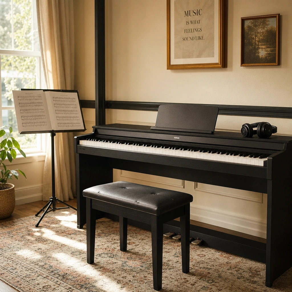 Piano lessons for kids what to look for in a teaching environment with keyboard and materials